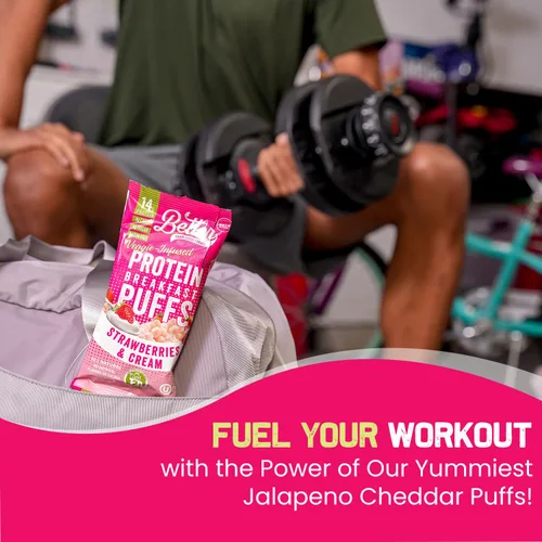 Vista 7 de Better Than Good Savory Keto Fresas y crema de 0.49 oz de proteína, sin gluten, bajas en calorías, altas en proteínas, bajas en carbohidratos