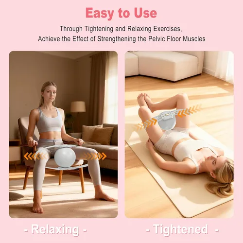 Vista 6 de HOTSWEAT Maestro de muslos, ejercitador interno del muslo, entrenador de muslos Kegel para mujeres con resistencia ajustable