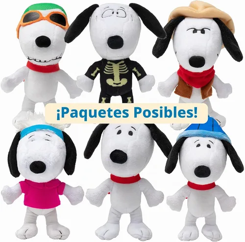 Vista 5 de JINX Snoopy de peluche coleccionable oficial de Peanuts, excelente juguete de peluche para niños pequeños y preescolar, Flying Ace