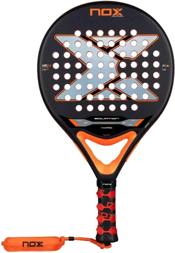 Vista 2 de NOX Raqueta de pádel Equation Hard 2026 Pala Padel de forma redonda Sistema antivibración AVS, tecnología exclusiva de giro y doble rugosidad