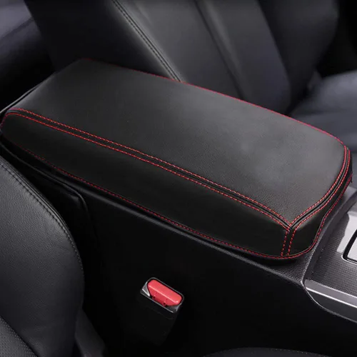 Vista 11 de XITER Con logotipo "Altima" protector para reposabrazos de automóvil, 1 almohadilla de cuero para consola central para Nissan Altima 2013-2018
