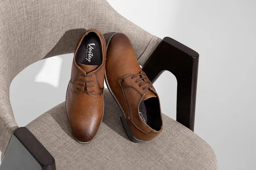 Vista 8 de Vostey Zapatos de vestir para hombre, zapatos Oxford formales, zapatos clásicos con cordones Derby