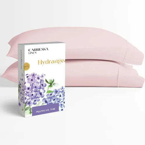 Vista 79 de Carressa Linen - Juego de sábanas 100% algodón de 600 hilos