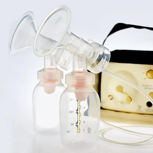 Vista 4 de Maymom Kit de extractor de leche compatible con bomba Medela in Style Advanced Pump; 2 protectores de pecho de 0.67 pulgadas de dos piezas, 2