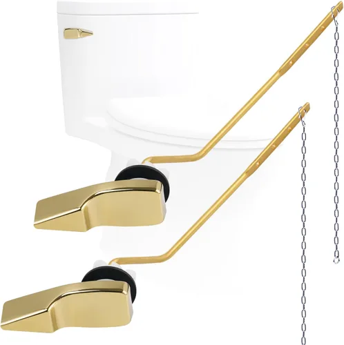 Vista 15 de Kit de repuesto de manija de inodoro de metal universal de montaje lateral compatible con American Standard/Mansfield/Gerber/TOTO/Kohler inodoro