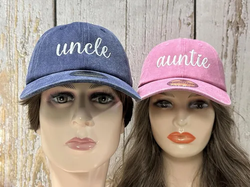 Vista 68 de Sombreros bordados para tío tía, abuelo, abuela, mamá, mini
