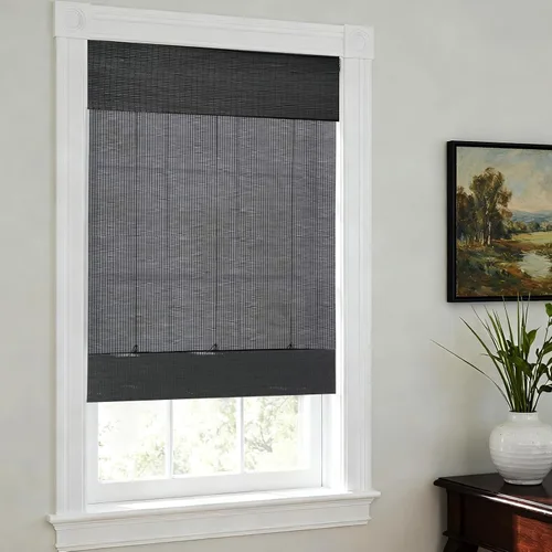 Vista 12 de LETAU Persianas romanas de madera sin cordón, sin taladro, sin herramientas, persianas romanas de bambú con filtro de luz para interiores, hogar