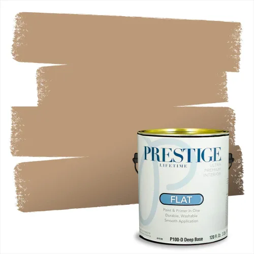 Vista 4 de Pintura 2 en 1, para primera mano y para exterior, de Prestige Paints, E100-N-1120BM