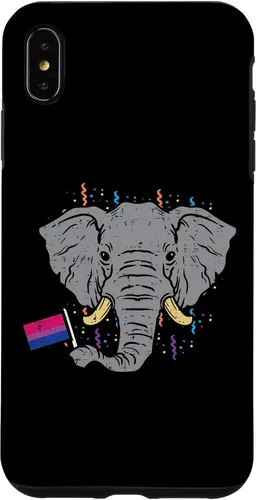 Vista 7 de Funda para iPhone 14 Bisexual Flag Elephant LGBT Bi Pride Stuff Animal Case