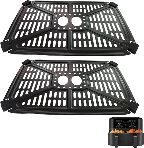 Vista 12 de Sartén para freidora de aire para instantáneos Vortex Mini horno freidora de aire de 2 cuartos de galón, placa de parrilla de freidora de aire