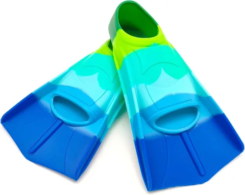 Vista 24 de Aletas de entrenamiento de natación, aletas de natación para niños, cómodas aletas de natación adecuadas para niños, principiantes, niñas, niños
