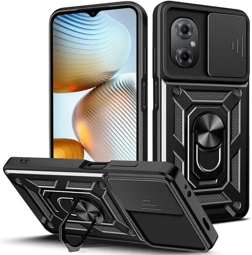 Vista 43 de Compatible con Tecno Camon 18P Bracket Shell, Slide Camera Lens Cover Case Azul