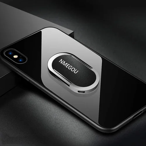 Vista 9 de Soporte magnético para encendedor de cigarrillos multiUSB, para iPhone, Samsung, Huawei, Xiaomi, cargador automático, soporte de anillo (azul)