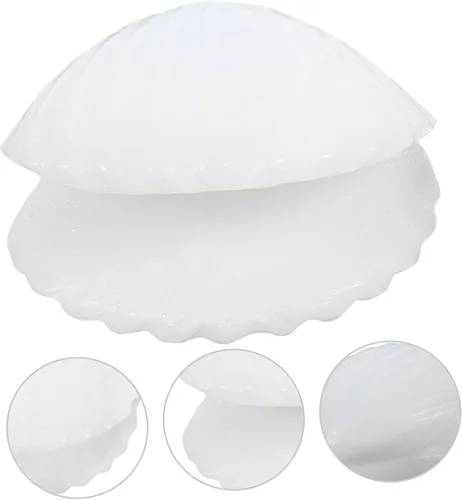Vista 6 de Decoración de pecera de concha de cristal de ópalo natural para acuario