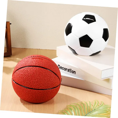 Vista 7 de Mini Baloncesto 2 piezas Mini juguetes de baloncesto para niños, mini juguetes para niñas, alcancía para niños, alcancía de fútbol para niños, caja