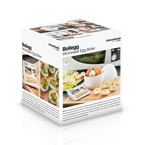 Vista 6 de Cuecehuevos para Microondas con Recetario Boilegg InnovaGoods