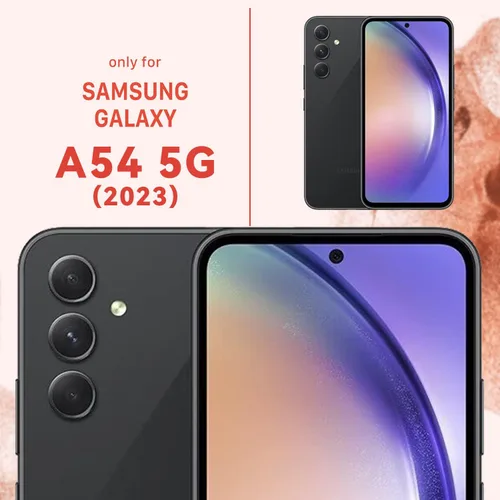Vista 3 de Funda para Galaxy A54, estructura de doble capa, cubierta de protección resistente, a prueba de golpes, caídas y polvo, resistente y duradera