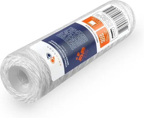 Vista 6 de Aquaboon Whole House - Filtro de agua para heridas de 1 micrón, cartucho de 10 x 2.5 pulgadas para repuesto de filtro de agua de pozo compatible