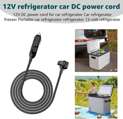 Vista 2 de Cable de alimentación de CC compatible con alpicool, Bodega, euhomy, bougeRV, ARB, ICECO, Setpower, JoyTutus para la mayoría de refrigeradores