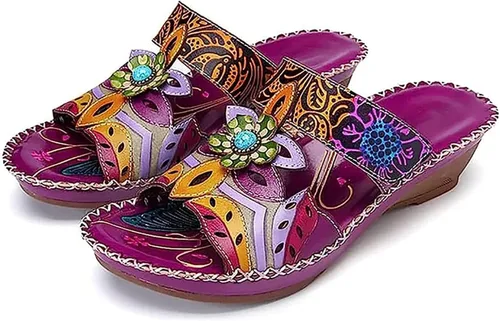 Vista 2 de Orthotic Sandals For Women With Arch Support Dressy Fashion Slides Ladies Comfy Slip On Summer Orthopedic Slippers