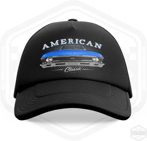 Vista 8 de GTO Clothing 1969 Nova American Muscle Car Trucker Cap