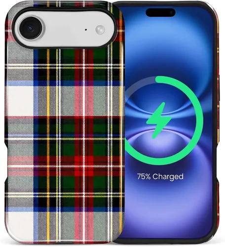 Vista 116 de Funda Compatible con iPhone 13/14 [Compatible con MagSafe] Protección de Doble Capa de Cáscara Dura Híbrida, Funda Magnética Protectora a Prueba