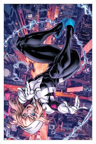 Vista 11 de Trends International Póster de pared de Marvel Comics Ghost Spider #1, 14.725 x 22.375 pulgadas, versión premium sin marco