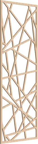 Vista 180 de Conway Paneles de pared decorativos de madera con calado, 9 3/8 pulgadas de ancho x 24 3/8 pulgadas de alto x 1/4 de alto, aliso