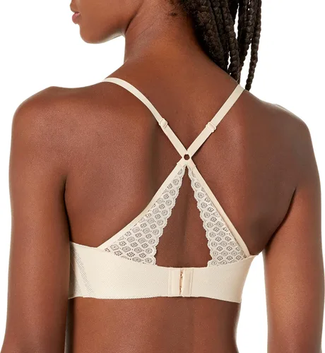Vista 2 de Hanes Sujetador de espalda cruzada ultra ligero y cómodo para mujer Dhhu43