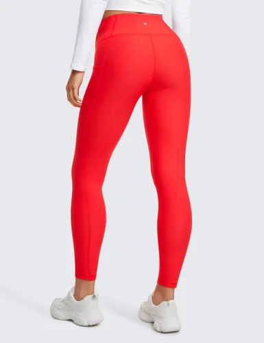 Vista 2 de CRZ YOGA Leggings térmicos con forro polar para mujer, 25 pulgadas, cintura alta, pantalones de senderismo para entrenamiento de invierno