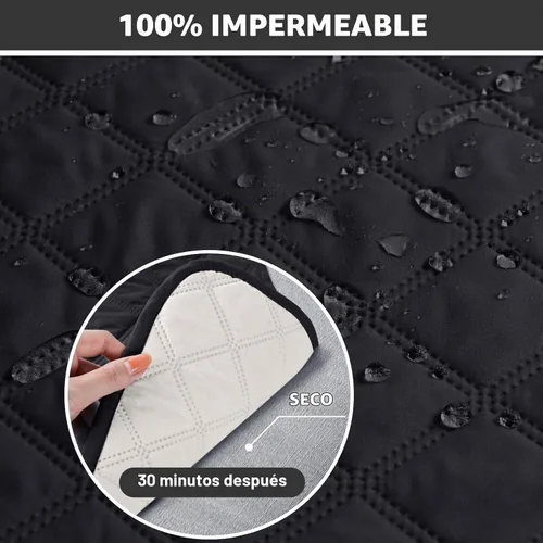 Vista 2 de TAOCOCO - Funda antideslizante para silla reclinable, funda para sofá, funda para silla reclinable pequeña con correas elásticas, protector
