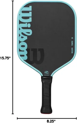 Vista 7 de WILSON Tempo Series - Paletas de pickleball de 0.630 in, tamaño de agarre 2