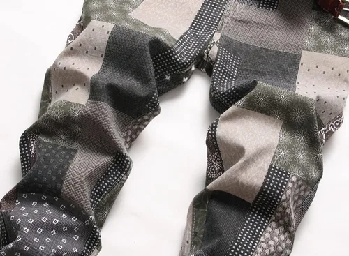 Vista 215 de Enrica Pantalones vaqueros estampados casuales para hombre