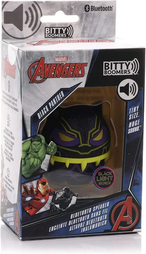 Vista 3 de Bitty Boomers Marvel Black Panther Blacklight - Mini altavoz Bluetooth