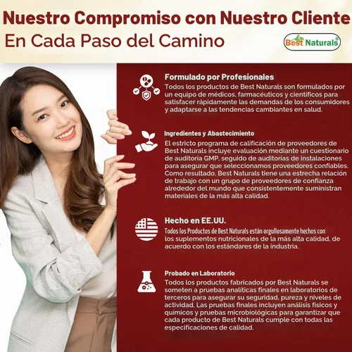 Vista 4 de Best Naturals Suplemento de selenio de 200 mcg, 240