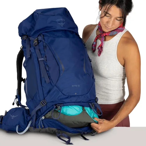 Vista 11 de Osprey Kyte 48L Mochila de mochilero para mujer, marrón WXS-S marrón (Barley Brown)