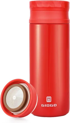 Vista 9 de Pequeña Botella Termo Mini Botella de Agua Aislada al Vacío 200ml/6.8oz Frasco de Agua de Acero Inoxidable Termo para Bebidas Calientes y Frías