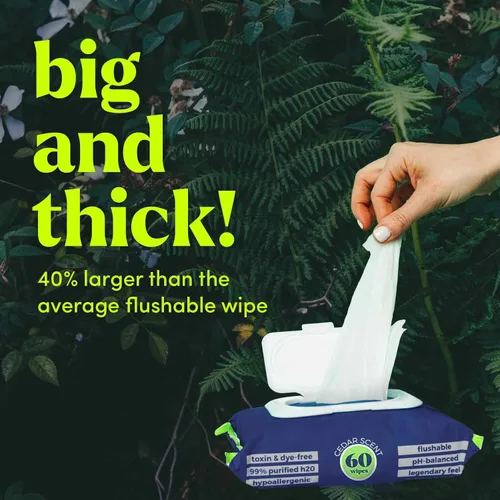 Vista 3 de goodwipes Toallitas desechables para glúteos hechas con vitamina E y aloe, dispensador de toallitas húmedas suaves y suaves para uso doméstico
