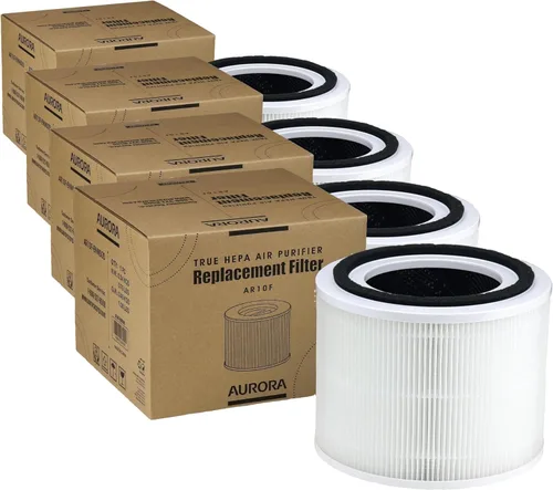 Vista 5 de Aurora Filtro de repuesto para purificador de aire AR10F, compatible con Aurora AR100W, filtro True HEPA H13 con filtro 3 en 1, 1 paquete