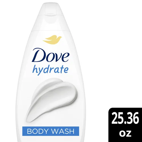Vista 3 de Dove - Gel suave de baño para piel seca, humectación profunda, 650ml