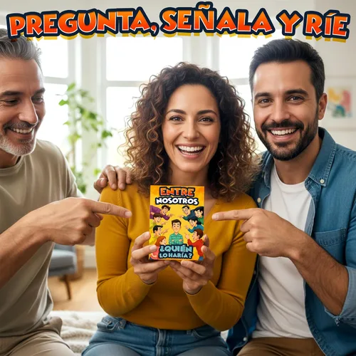 Vista 5 de ¿Quién lo Haría? Juego de Mesa en Español para Familia, Amigos, Adultos y Adolescentes Juego de Cartas Divertido para Fiestas, Noche