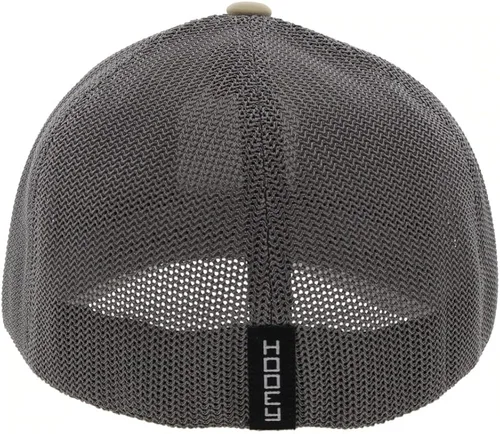 Vista 5 de HOOEY Cheyenne 5 paneles Flexfit - Gorro para jóvenes color bronceadogris