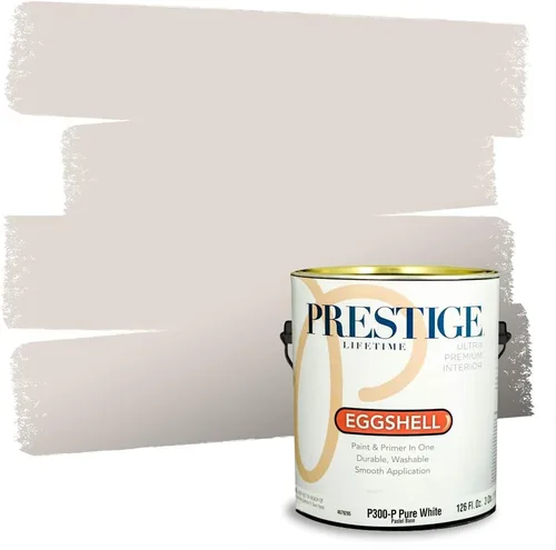 Vista 183 de PRESTIGE Pinturas Pintura Exterior e Imprimación en Uno, 1 Galón, Mate, Combinación Comparable de Sherwin Williams* Black Magic* SW6991-PCM