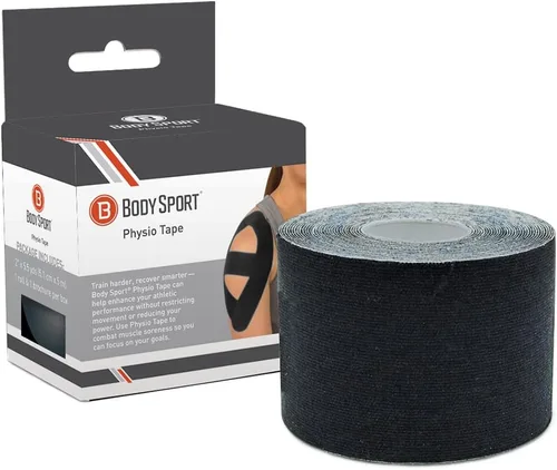 Vista 6 de Body Sport Cinta de fisiología, cinta de kinesiología para apoyar músculos y articulaciones