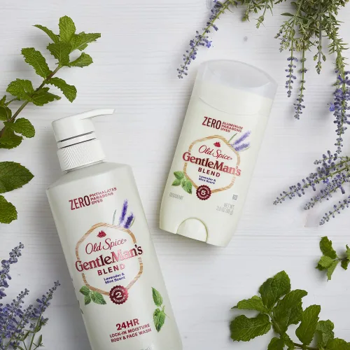 Vista 4 de Old Spice Desodorante para hombre sin aluminio, lavanda y menta, 3.0 onzas (paquete de 12)