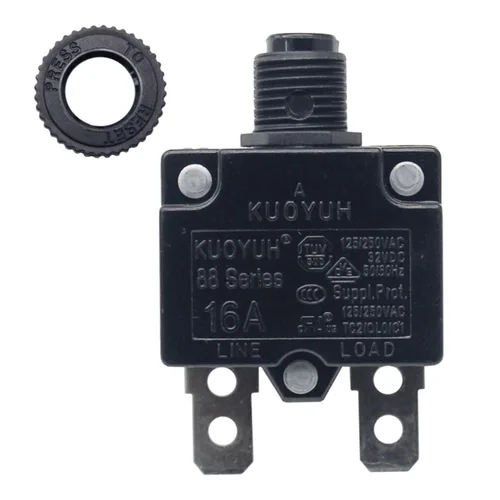 Vista 12 de KUOYUH Serie 88 125/250VAC 32VDC 50/60Hz Disyuntor de Sobrecarga Térmica 3-30A (3A)