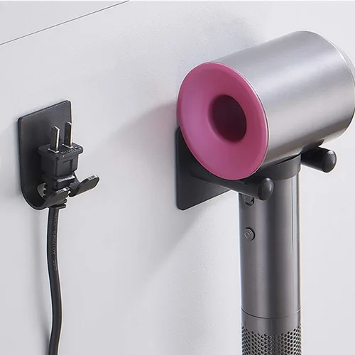 Vista 6 de Dyson Soporte para secador de pelo Soporte de montaje en pared Aleación de aluminio con soporte de enchufe para Dyson