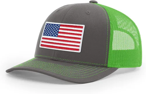 Vista 325 de Joe's USA Richardson 112 - Gorras de camionero con parche gráfico personalizado - Gorras estructuradas de cinco y seis paneles Richardson Premium