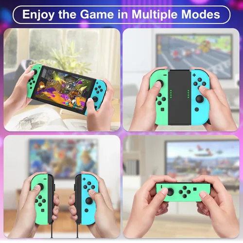 Vista 6 de LNLBADNZ Replacement for Nintendo Switch Controller, Switch Wireless Controllers Compatible with Switch/Lite/OLED, Support Motion