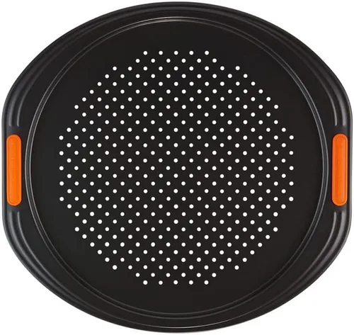 Vista 3 de Le Creuset Sartén antiadherente endurecida para pizza, color negro